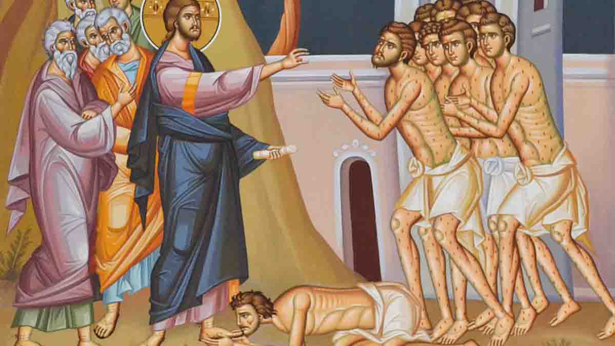 Η θεραπεία των δέκα λεπρών - Ευαγγέλιο Κυριακής - Ευαγγέλιο - Λατρευτική Ζωή - Απαρχή - Θεολογία