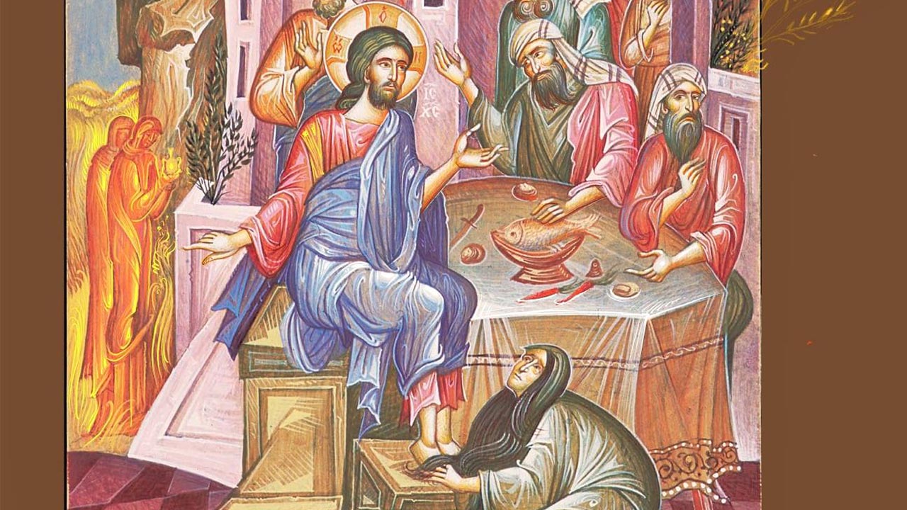 Λόγος στην πόρνη που άλειψε με μύρο τα πόδια του Χριστού, Άγιος Ιωάννης Χρυσόστομος - Πατέρες της Εκκλησίας - Απαρχή - Θεολογία