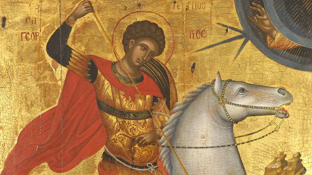 Ανέτειλε το Έαρ: Δοξαστικό Αίνων Αγίου Γεωργίου - Λειτουργικά κείμενα - Λατρευτική ζωή - Λειτουργικά κείμενα