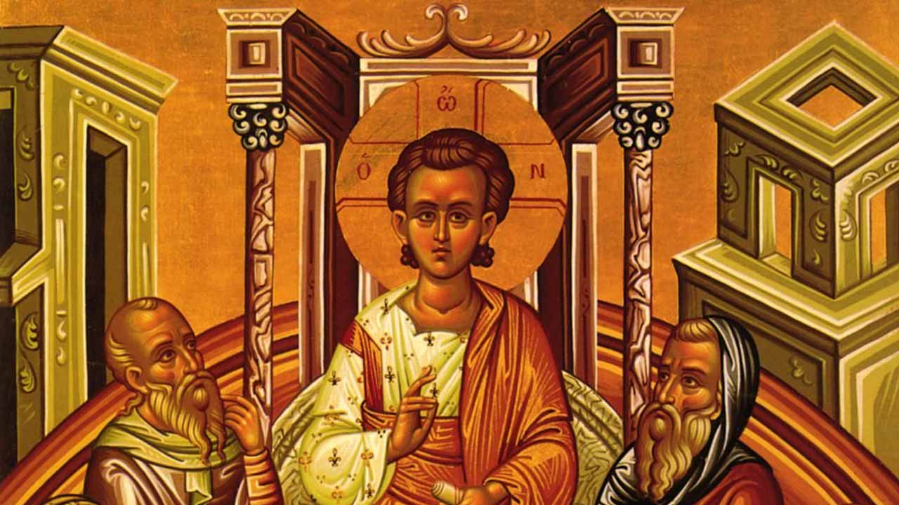 Κοινωνικόν Μεσοπεντηκοστής - Ὁ τρώγων μου τὴν σάρκα - Λειτουργικά Κείμενα - Θεολογία - Απαρχή