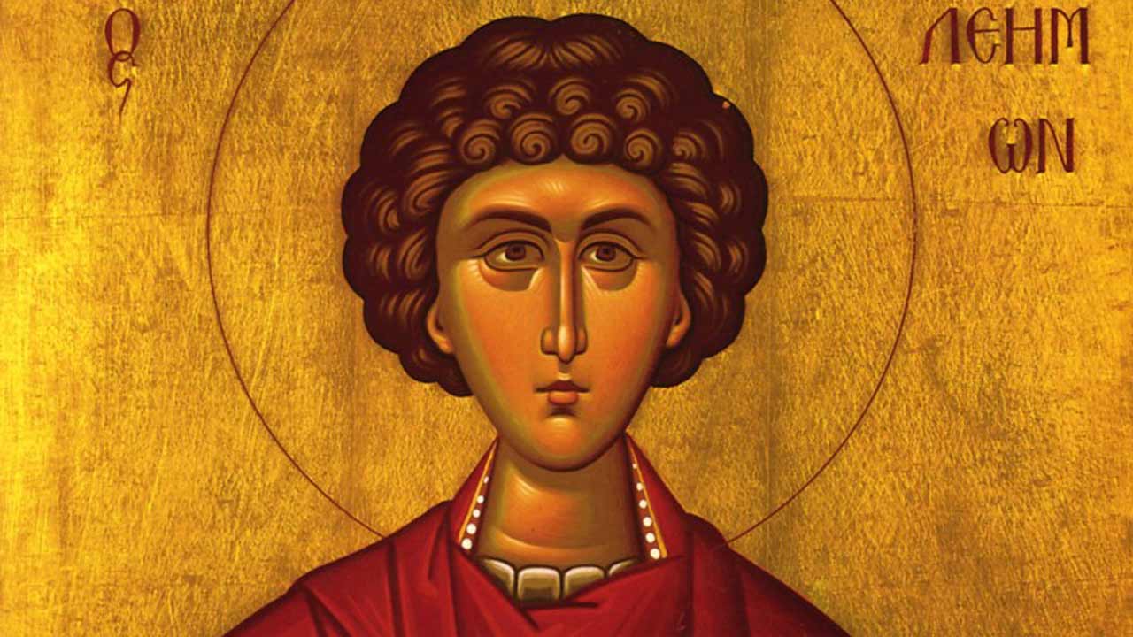 Ἐξέλαμψε σήμερον - Δοξαστικό Στιχηρών Εσπερινού Αγίου Παντελεήμονος - Λειτουργικά Κείμενα - Λατρευτική Ζωή - Απαρχή