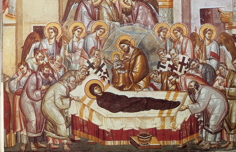 Δοξαστικό των Αίνων Κοιμήσεως Θεοτόκου - Λατρευτική Ζωή - Λειτουργικά κείμενα - Απαρχή