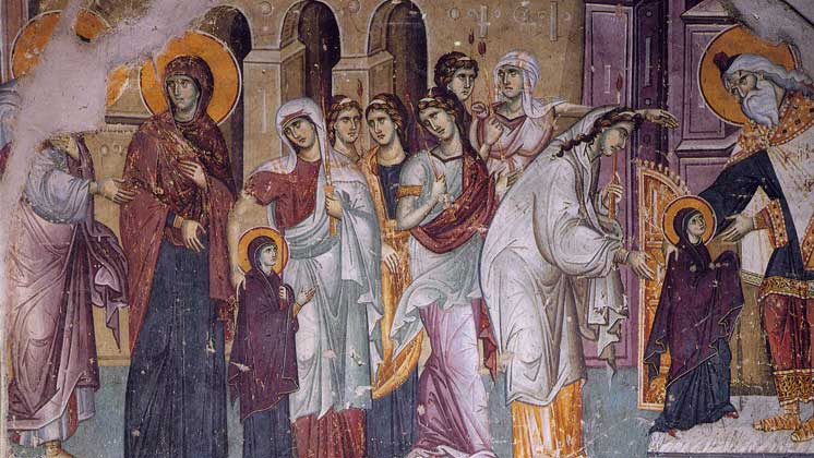 Λόγος εις τα εισόδια της Θεοτόκου - Πατερικός λόγος - Θεολογία - Απαρχή