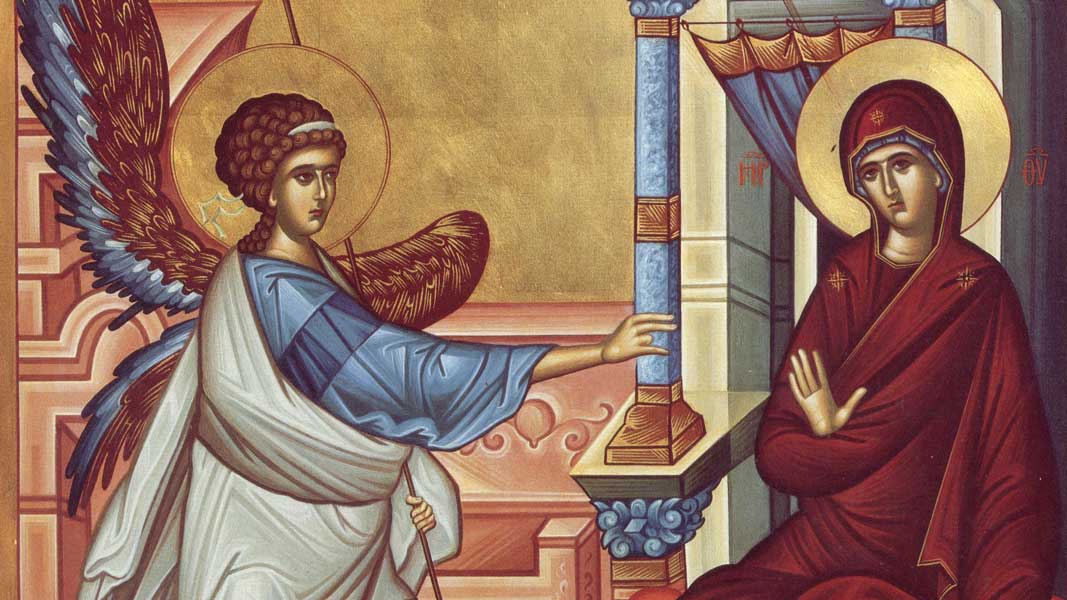 «Λόγος εἰς τόν Εὐαγγελισμόν τῆς Θεοτόκου» - Πατερικός λόγος - Θεολογία - Απαρχή