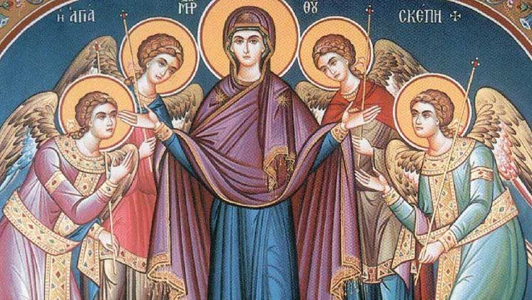 «Λόγος εἰς τήν ἡμέραν τῆς Ἁγίας Σκέπης τῆς Ὑπεραγίας Θεοτόκου» - Αγίου Λουκά του Ιατρού - Kείμενα - Πατερικός λόγος - Απαρχή