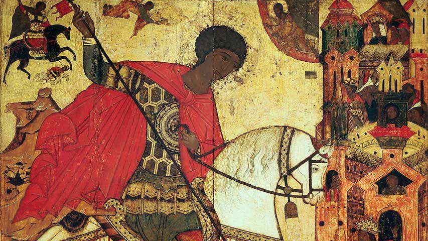 Read more about the article «Λόγος στην ημέρα της μνήμης του αγίου μεγαλομάρτυρος Γεωργίου του Τροπαιοφόρου» – Αγίου Λουκά του Ιατρού